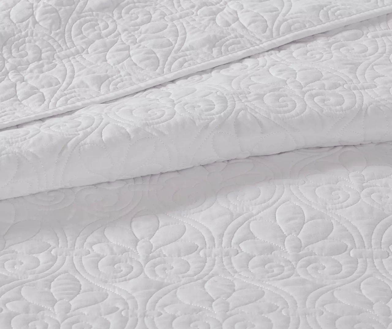 Vancouver White King 3-Piece Bedspread Set 5 Vancouver White King 3-Piece Bedspread Set - Image 5