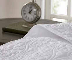 Vancouver White King 3-Piece Bedspread Set 17 Vancouver White King 3-Piece Bedspread Set -Deco Haven Shop 810523212 810523241 810523251 810523257 5