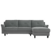 Hayward Gray Curved Arm Sectional