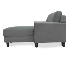 Hayward Gray Curved Arm Sectional -Deco Haven Shop 810524580 4