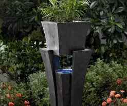Raining LED Water Fountain & Planter