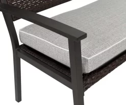 Gray-Linen Deluxe Outdoor Bench Cushion -Deco Haven Shop 810525198 5