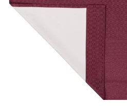 Eclipse Burgundy Canova Room Darkening Thermal Valance -Deco Haven Shop 810525400 4