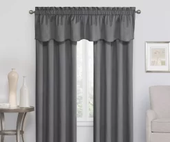 Eclipse Charcoal Canova Room Darkening Thermal Valance