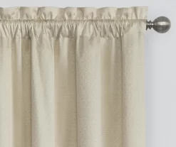 Eclipse Ivory Canova Room Darkening Thermal Valance -Deco Haven Shop 810525416 3