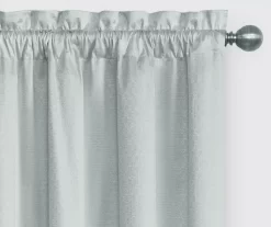 Eclipse Blue Canova Room Darkening Thermal Valance -Deco Haven Shop 810525420 3