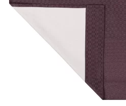 Eclipse Plum Canova Room Darkening Thermal Valance -Deco Haven Shop 810525424 5