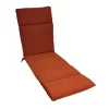 Burnt Orange Outdoor Chaise Cushion