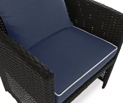 Navy Blue 4-Piece Deluxe Outdoor Chair Cushion Set -Deco Haven Shop 810525551 7