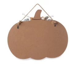 "Welcome" White Pumpkin Hanging Wall Decor -Deco Haven Shop 810526354 3