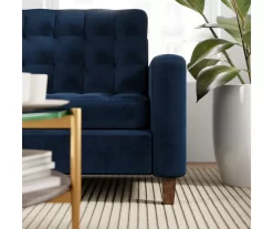 Brookside Tufted Velvet Sofa -Deco Haven Shop 810527183 2