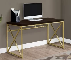 Monarch Metal Computer Desk -Deco Haven Shop 810527353 1