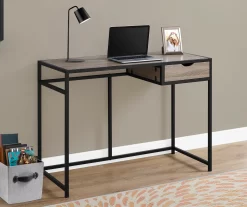 Monarch 42" Single Drawer Computer Desk 23 Monarch 42" Single Drawer Computer Desk -Deco Haven Shop 810527357 1
