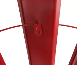 Red Half Windmill Wheel Wall Decor -Deco Haven Shop 810528351 8