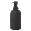 Matte Black Rubberized Lotion Pump
