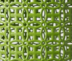 Green 2-Piece Metal Drum Garden Table Set 15 Green 2-Piece Metal Drum Garden Table Set -Deco Haven Shop 810531034 5