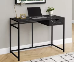 42" Single Drawer Computer Desk -Deco Haven Shop 810533363 1