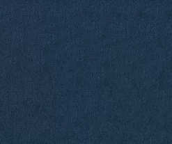 Blue Velvet Upholstered Wooden Ottoman -Deco Haven Shop 810533421 3