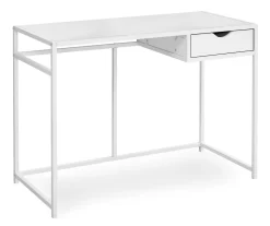 42" Single Drawer Computer Desk -Deco Haven Shop 810533429 2