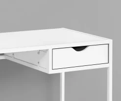 42" Single Drawer Computer Desk -Deco Haven Shop 810533429 4