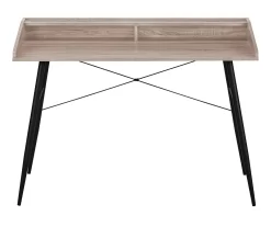 2-Cubby Computer Desk With Hutch -Deco Haven Shop 810533451 4