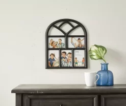 Black Arch 5-Opening Collage Picture Frame, (4" X 6") -Deco Haven Shop 810534617 2