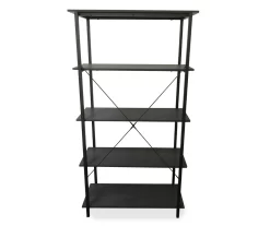 Real Living Rustic 5-Shelf Bookcase 23 Real Living Rustic 5-Shelf Bookcase -Deco Haven Shop 810534675 3