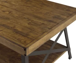 Pomona Pine Brown Coffee Table -Deco Haven Shop 810535747 3