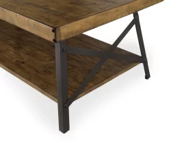 Pomona Pine Brown Coffee Table -Deco Haven Shop 810535747 4