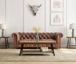 Pomona Pine Brown Coffee Table -Deco Haven Shop 810535747 8