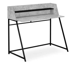 Monarch Office Desk With Hutch -Deco Haven Shop 810535776 2