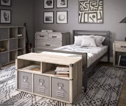 Nova Gray Oak Bedroom Storage Bench -Deco Haven Shop 810538200 6