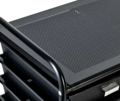 Black Metal 12-Drawer Rolling Storage Cart -Deco Haven Shop 810539917 4