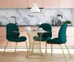 CosmoLiving Astor Velvet Dining Chair -Deco Haven Shop 810540995 2