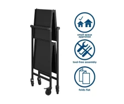 Cosco Outdoor Living Wheeled 2-Shelf Serving Cart -Deco Haven Shop 810541514 2