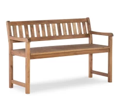 Flint Acorn Wood Patio Bench