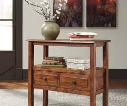 Abbonto 2-Drawer Accent Table -Deco Haven Shop 810542284 2