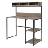 Daylicrew 2-Shelf Home Office Desk & Hutch