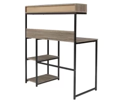 Daylicrew 2-Shelf Home Office Desk & Hutch -Deco Haven Shop 810542286 2