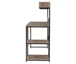 Daylicrew 2-Shelf Home Office Desk & Hutch -Deco Haven Shop 810542286 6