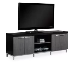 60" Black & Gray TV Stand