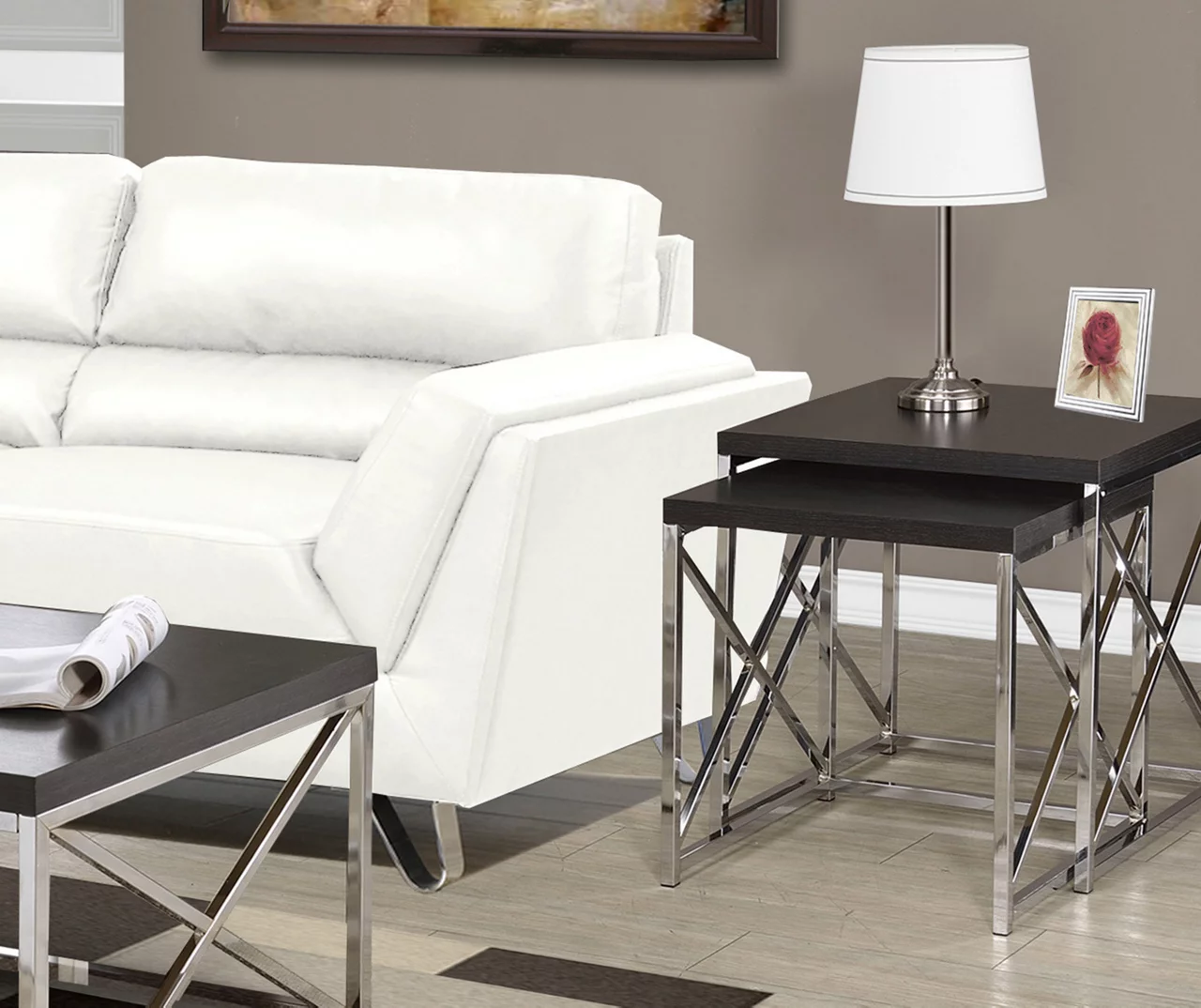 Monarch 2-Piece Nesting Accent Table Set 4 Monarch 2-Piece Nesting Accent Table Set - Image 4