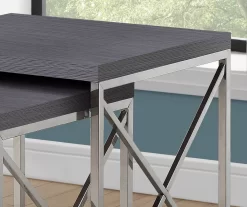 Monarch 2-Piece Nesting Accent Table Set 26 Monarch 2-Piece Nesting Accent Table Set -Deco Haven Shop 810542487 3