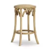 Franklin Natural Backless Woven Rattan Counter Stool