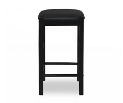 Bay Faux Leather & Wood Counter Stools, 2-Pack -Deco Haven Shop 810543042 3
