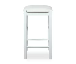 Bay Faux Leather & Wood Counter Stools, 2-Pack -Deco Haven Shop 810543048 3