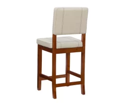 Jackson Cream Upholstered Wood Counter Stool -Deco Haven Shop 810543082 A4 4