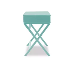 Kari Turquoise Lift-Top Campaign Desk -Deco Haven Shop 810543172 4