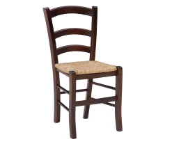 Bordeaux Walnut Handwoven Ladder Back Side Chairs, 2-Pack -Deco Haven Shop 810543200 A0 2