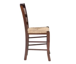 Bordeaux Walnut Handwoven Ladder Back Side Chairs, 2-Pack -Deco Haven Shop 810543200 A1